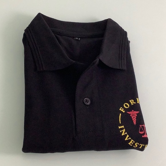 Forensic investigator Polo SS shirt size medium NWOT - Picture 6 of 7